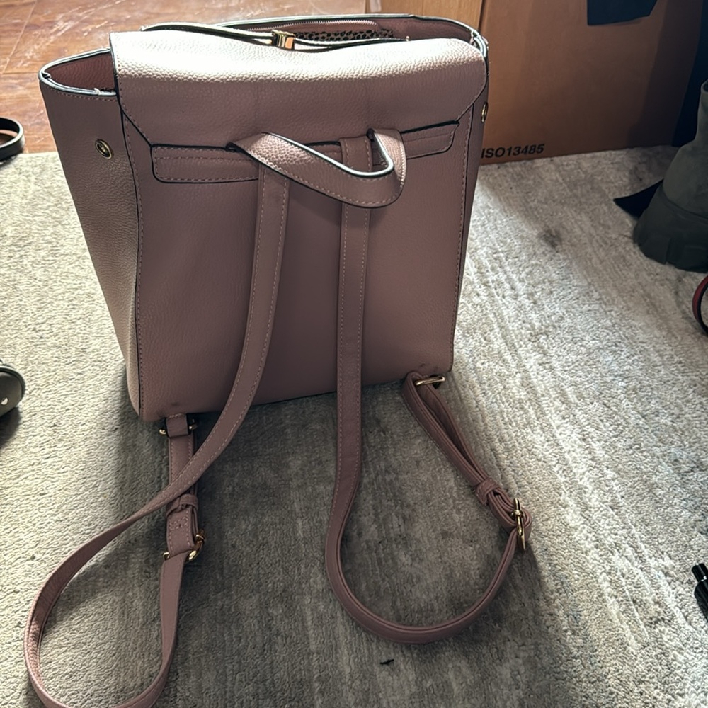 Pink mini backpack - Picture 5 of 8